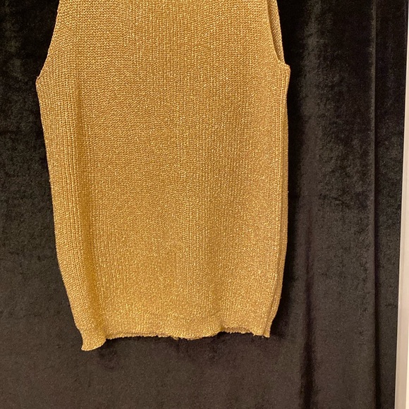 Creazioni effeci Woman’s top, size L, Gold metallic - Picture 2 of 3